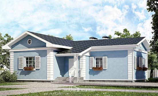 090-004-П Проект одноэтажного дома, классический дом из арболита Узловая | Проекты домов от House Expert