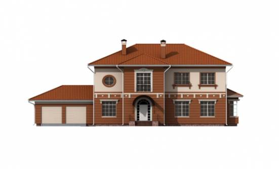 285-001-Л Проект двухэтажного дома и гаражом, уютный домик из кирпича Кимовск | Проекты домов от House Expert