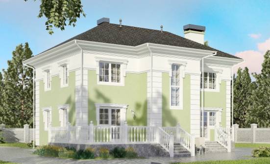 155-005-П Проект двухэтажного дома, недорогой домик из бризолита Богородицк | Проекты домов от House Expert