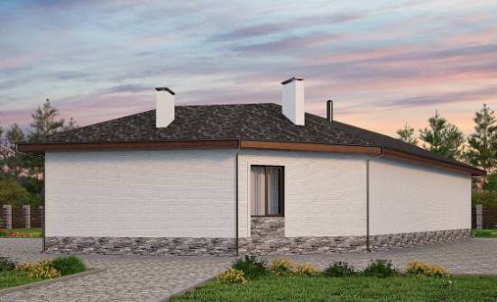 145-001-Л Проект бани из газосиликатных блоков Кимовск | Проекты одноэтажных домов от House Expert