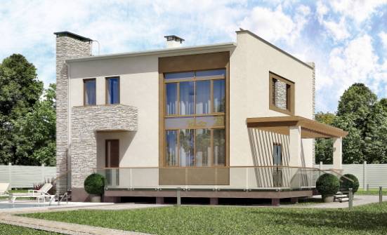 185-001-П Проект двухэтажного дома, средний домик из арболита Богородицк | Проекты домов от House Expert