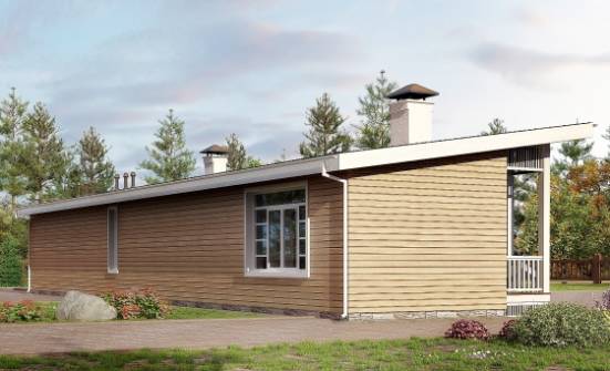110-004-Л Проект бани из кирпича Алексин | Проекты одноэтажных домов от House Expert