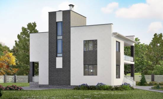 225-001-П Проект двухэтажного дома, просторный дом из арболита Ефремов | Проекты домов от House Expert