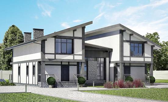 280-002-П Проект двухэтажного дома с мансардой, бюджетный коттедж из кирпича Узловая | Проекты домов от House Expert