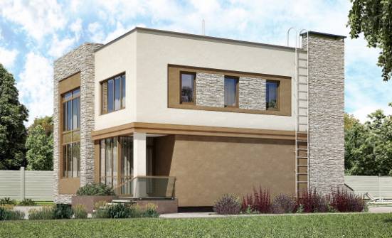 185-001-П Проект двухэтажного дома, средний домик из арболита Богородицк | Проекты домов от House Expert
