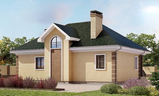 150-013-Л Проект двухэтажного дома мансардой, классический загородный дом из кирпича Венёв | Проекты домов от House Expert
