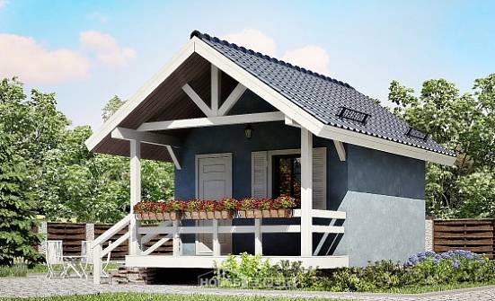 020-001-Л Проект одноэтажного дома, доступный домик из дерева Ясногорск | Проекты домов от House Expert