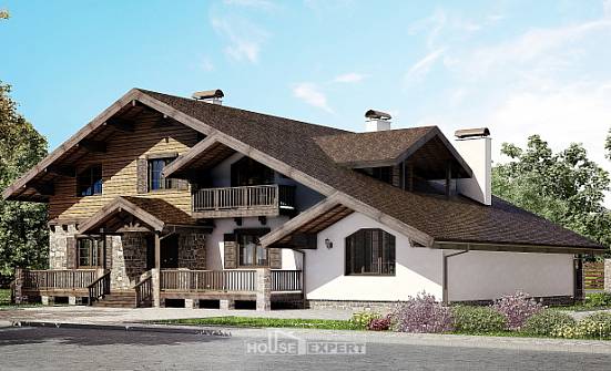 320-002-П Проект двухэтажного дома с мансардой, современный дом из кирпича Богородицк | Проекты домов от House Expert