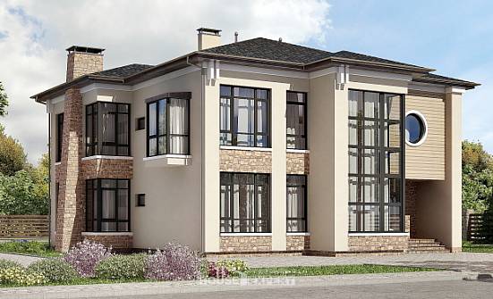 300-005-Л Проект двухэтажного дома, большой домик из кирпича Тула | Проекты домов от House Expert