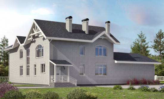 340-004-П Проект двухэтажного дома, красивый загородный дом из бризолита Кимовск | Проекты домов от House Expert