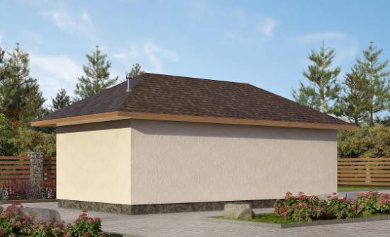040-001-П Проект гаража из теплоблока Кимовск | Проекты одноэтажных домов от House Expert