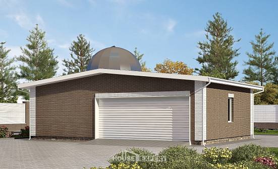 075-001-П Проект гаража из кирпича Алексин | Проекты домов от House Expert