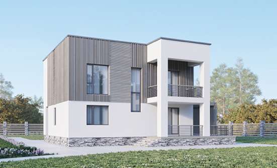 150-017-П Проект двухэтажного дома, простой дом из арболита Богородицк | Проекты домов от House Expert