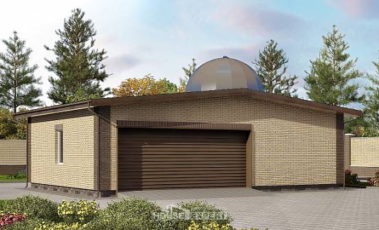 075-001-Л Проект гаража из кирпича Тула | Проекты домов от House Expert