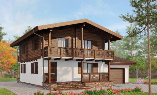 200-011-П Проект двухэтажного дома с мансардой, просторный домик из газосиликатных блоков, House Expert