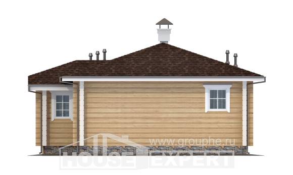 095-001-Л Проект одноэтажного дома, уютный загородный дом из дерева, House Expert